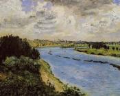 皮埃尔 奥古斯特 雷诺阿 : Barges on the Seine